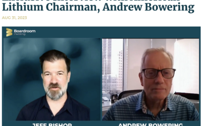 Exclusive Interview with American Lithium Chairman, Andrew Bowering